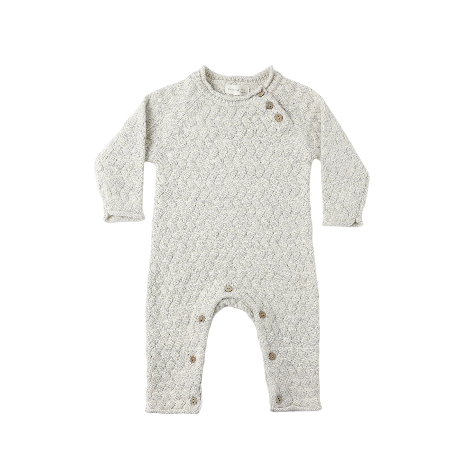 Cozy Knit Jumpsuit | Heathered Blue