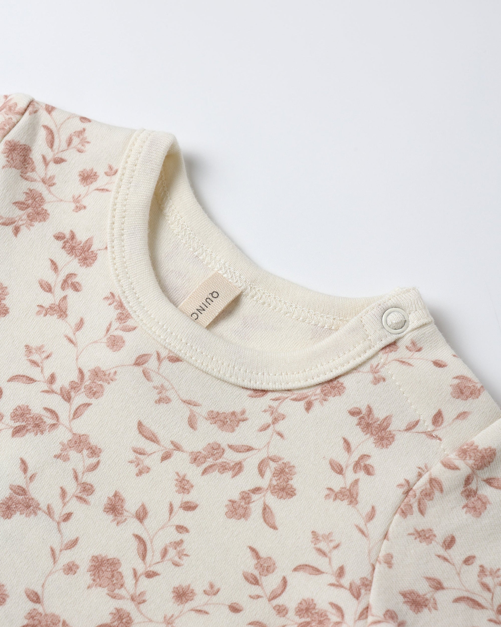 Jersey Bodysuit | French Garden or Rose Micro Stripe