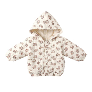 Hooded Woven Jacket | Daylily