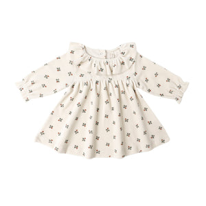 Velour Baby Dress | Holly Berry