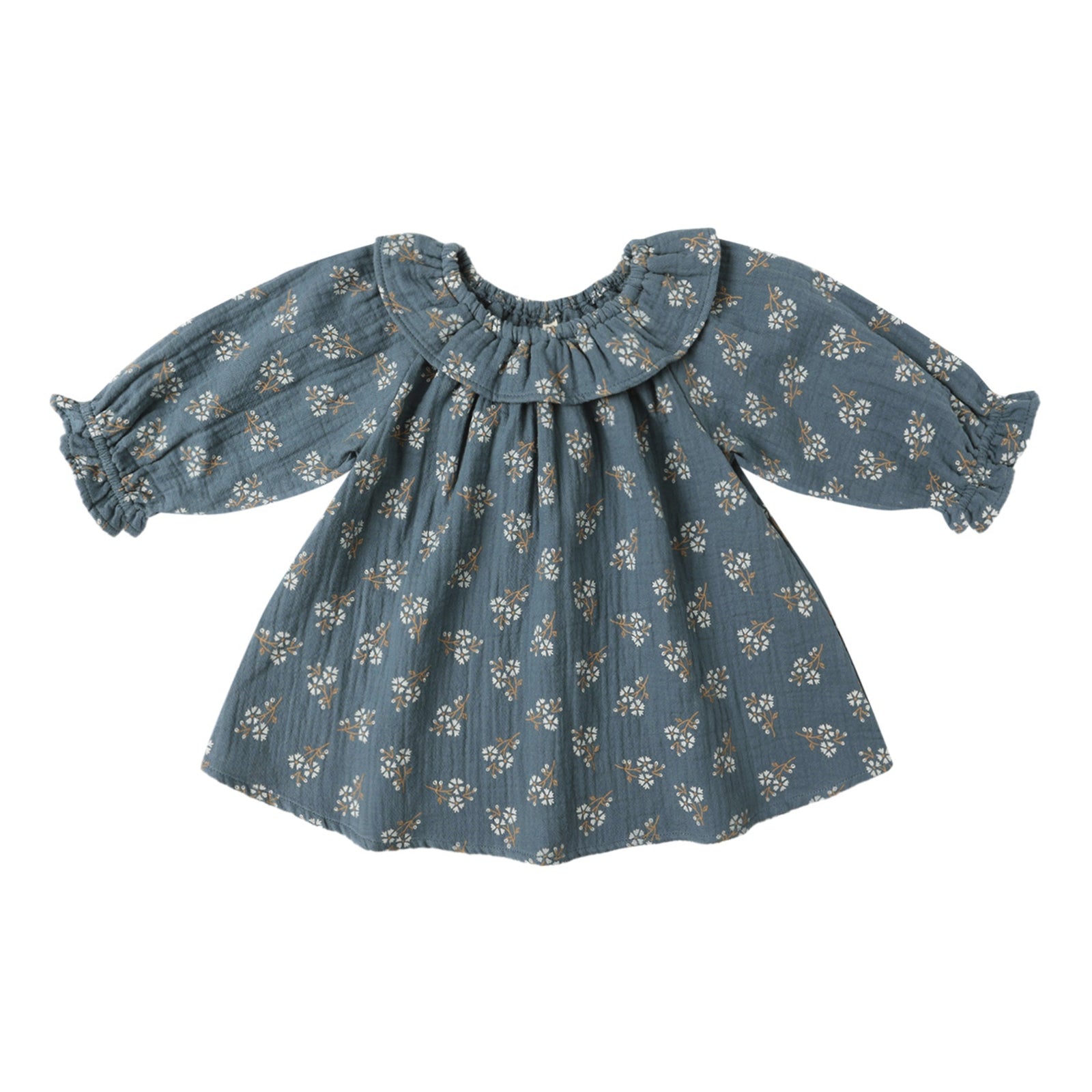 Long Sleeve Isla Dress | Blue Floral