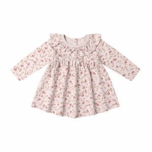 Ruffle Collar Jersey Dress | Garden