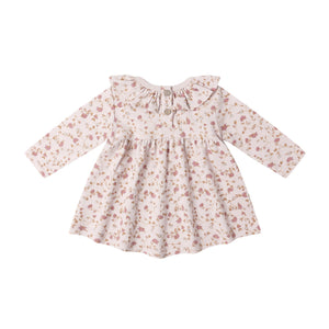 Ruffle Collar Jersey Dress | Garden