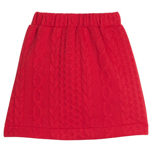 Quilted Mini Skirt | Cherry