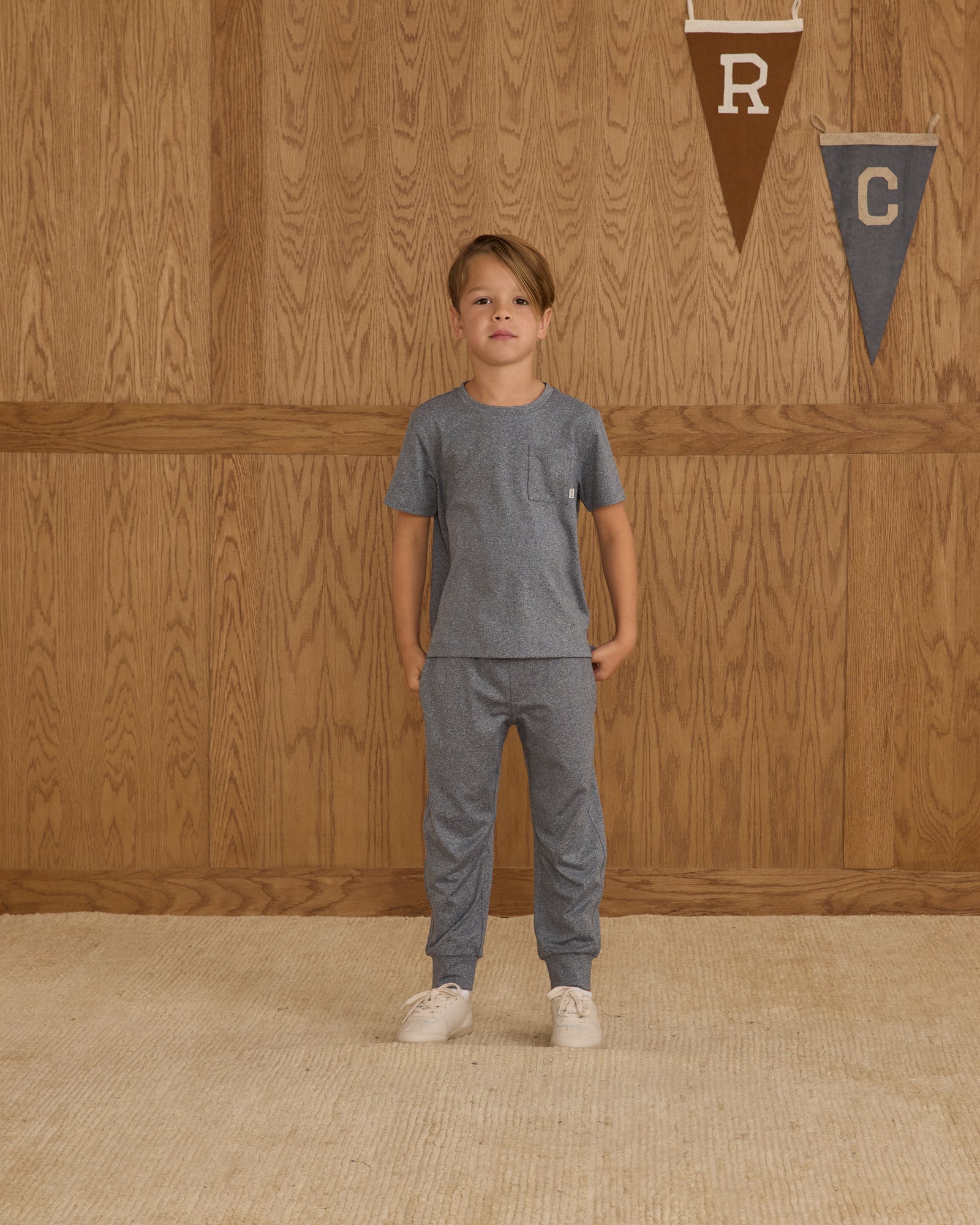 Century Tech Jogger | Heathered Navy