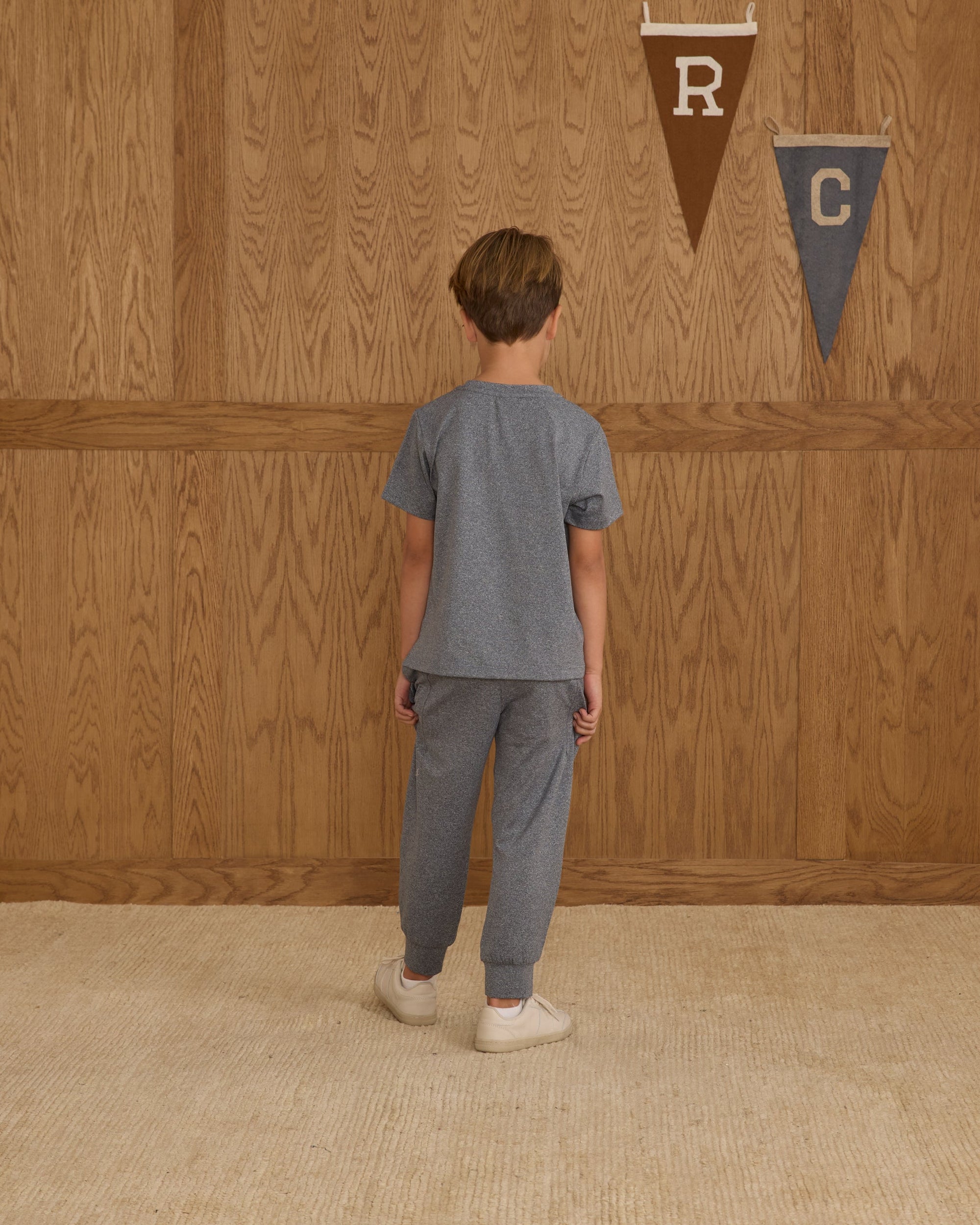 Cove Essential Pocket Tee | Heathered Navy