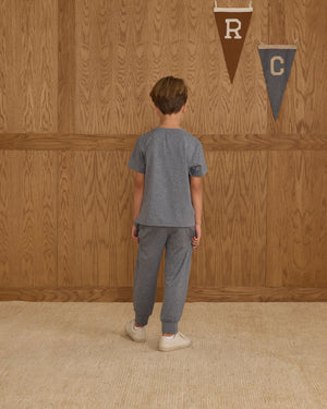 Cove Essential Pocket Tee | Heathered Navy