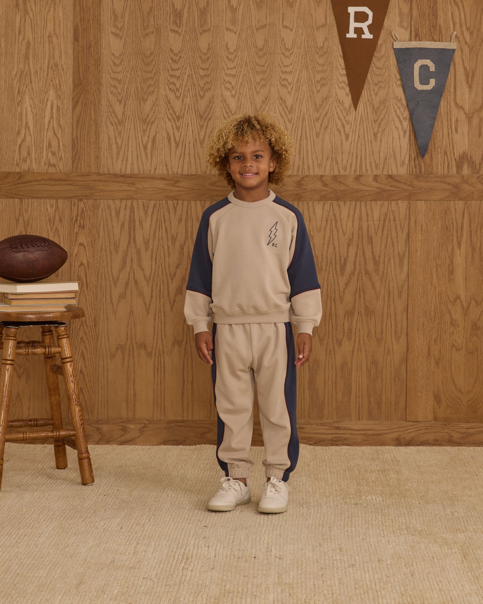 Paneled Sweatpant | Stone