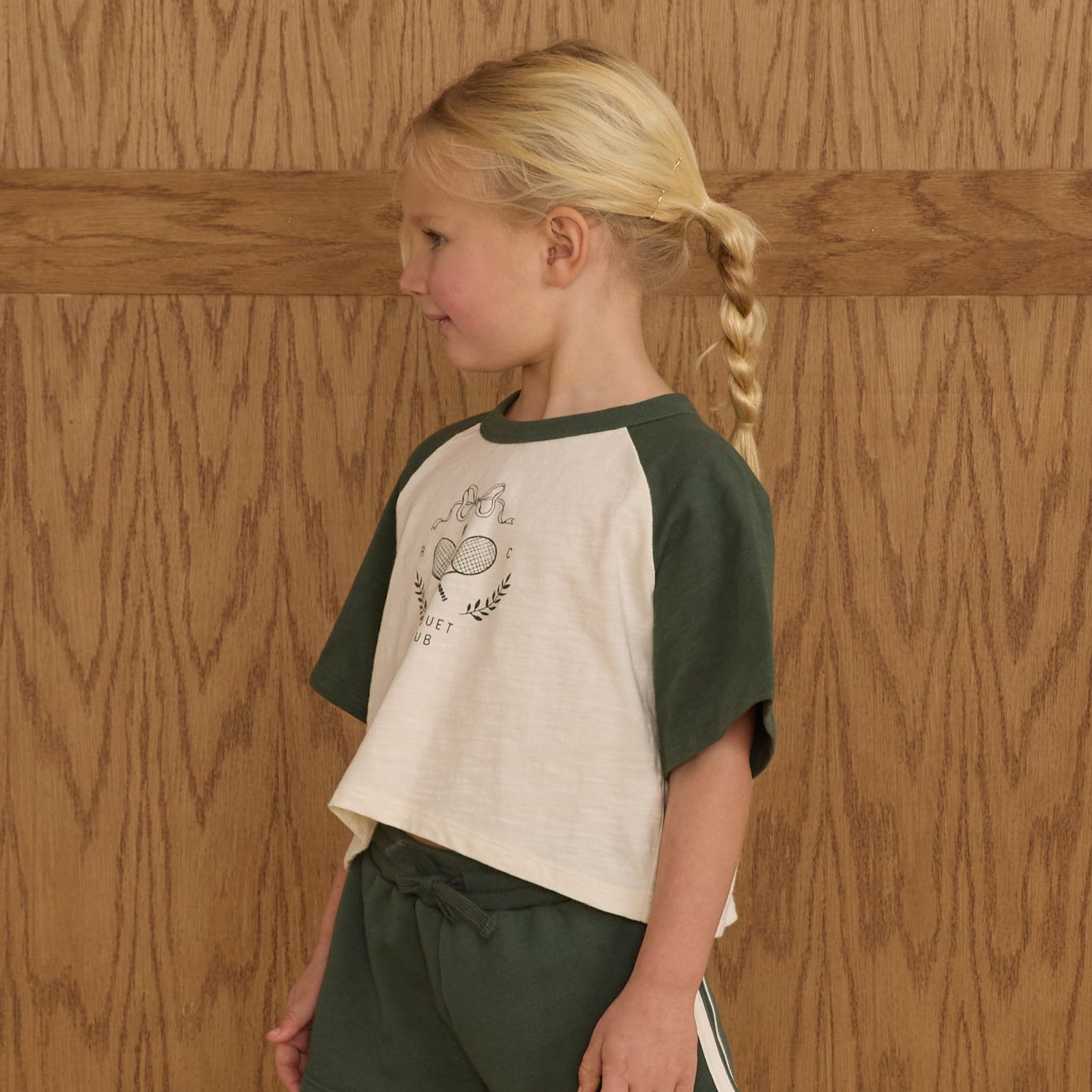 Raglan Crop Tee | Racquet Club