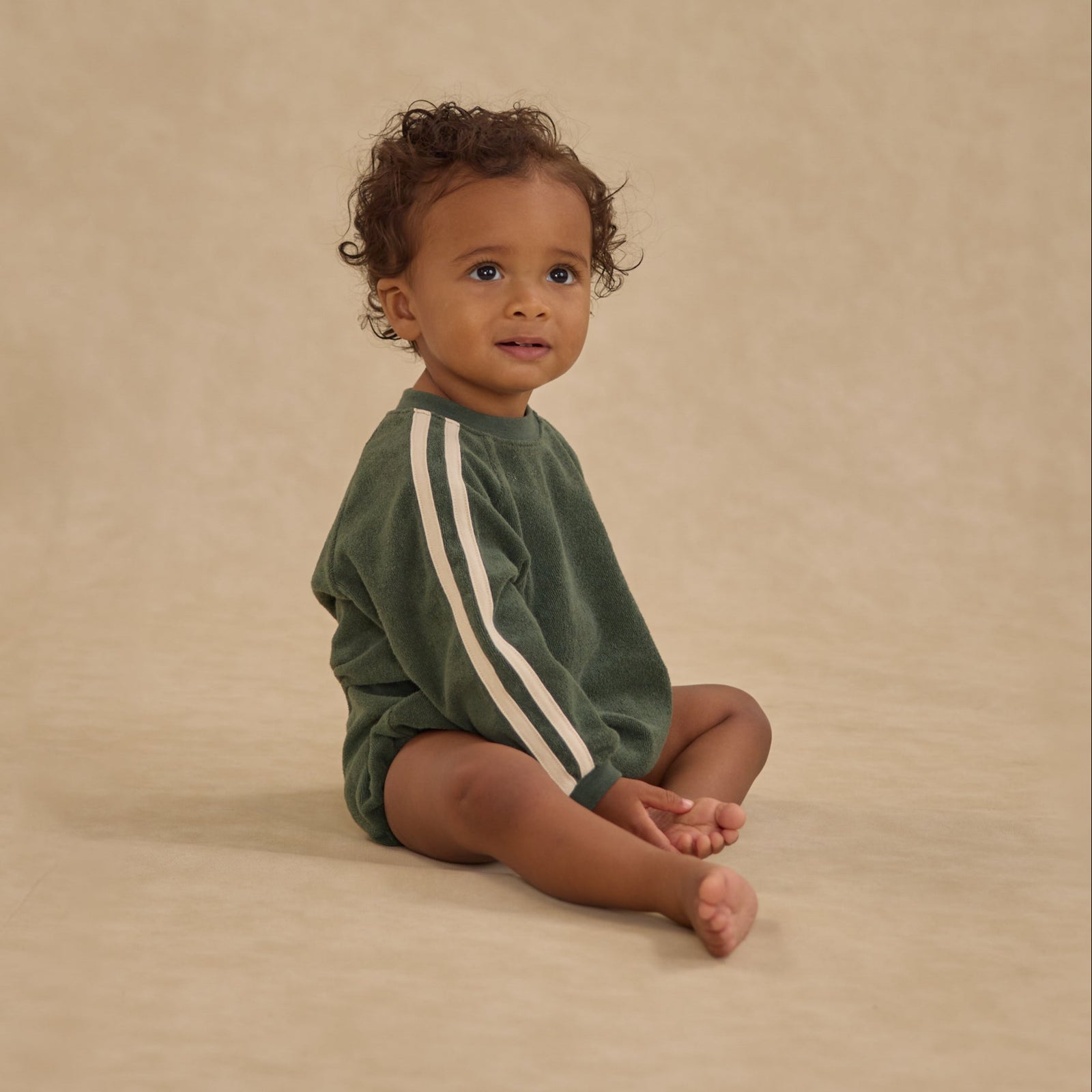 Crewneck Romper | Green