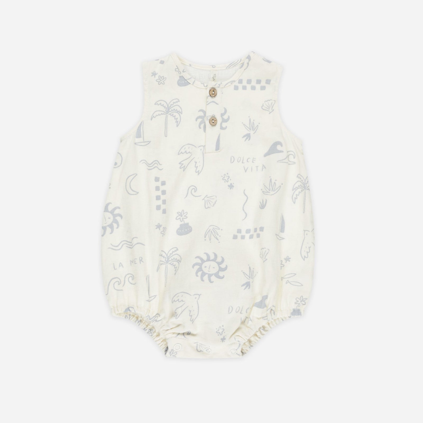 Beau Romper | Mediterranean