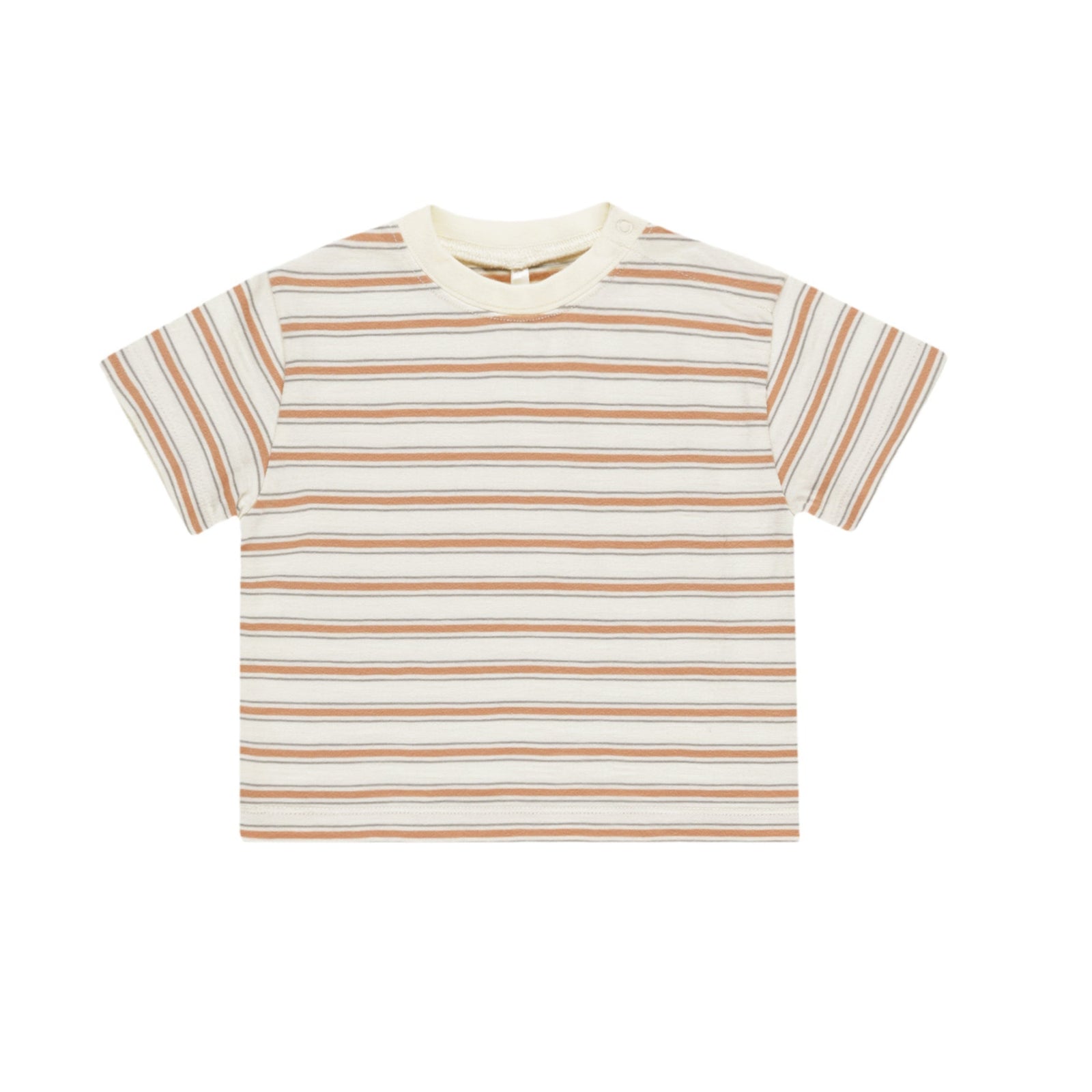 Relaxed Tee | Grapefruit Stripe
