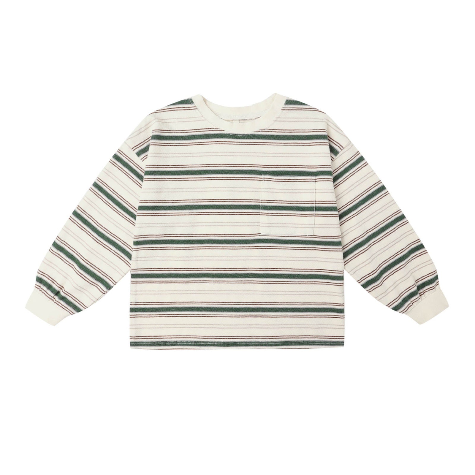 Relaxed Long Sleeve Tee | Retro Stripe