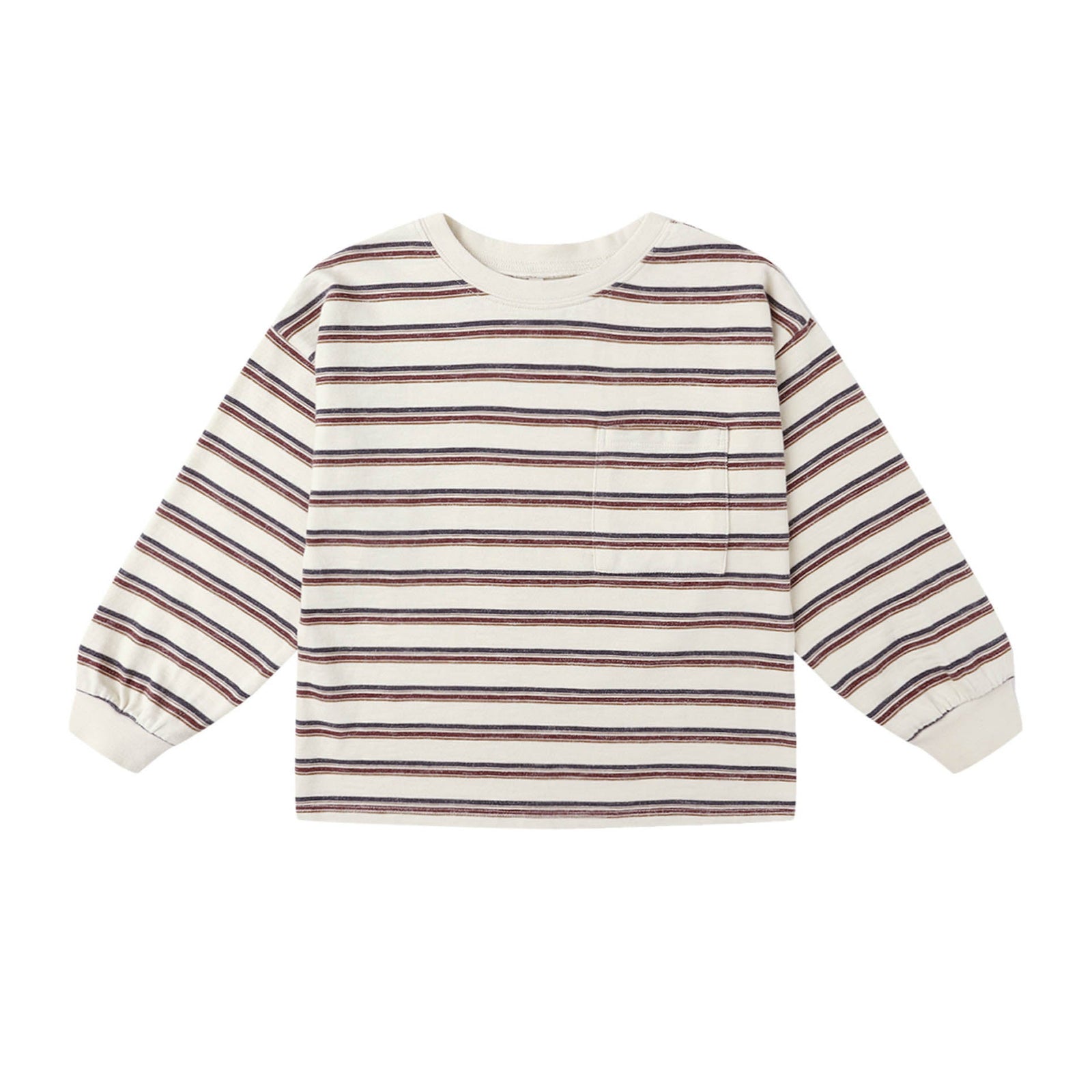 Relaxed Long Sleeve Tee | Vintage Stripe