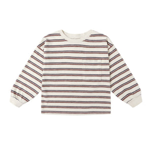 Relaxed Long Sleeve Tee | Vintage Stripe