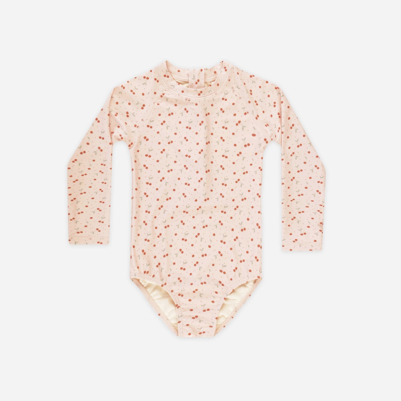 Delphine Rashguard One-Piece Swimsuit | Cherries