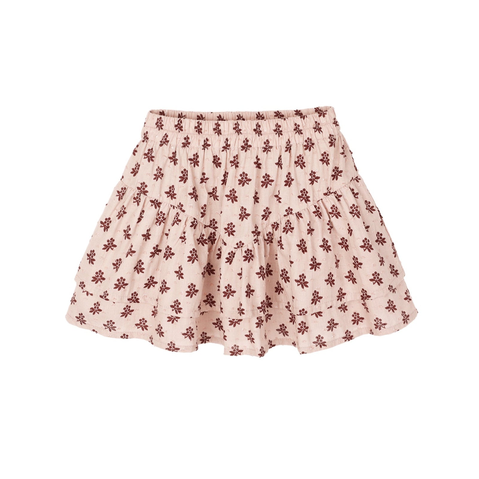 Tiered Mini Skirt | Blush Fleur