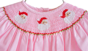 Santa Claus Smocked Helen Dress