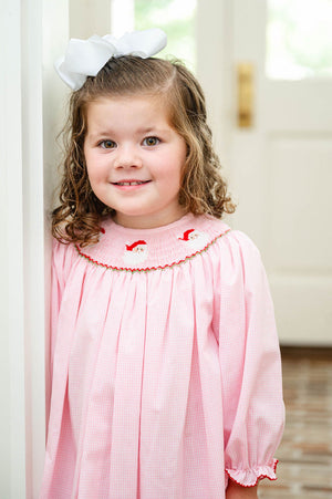 Santa Claus Smocked Helen Dress