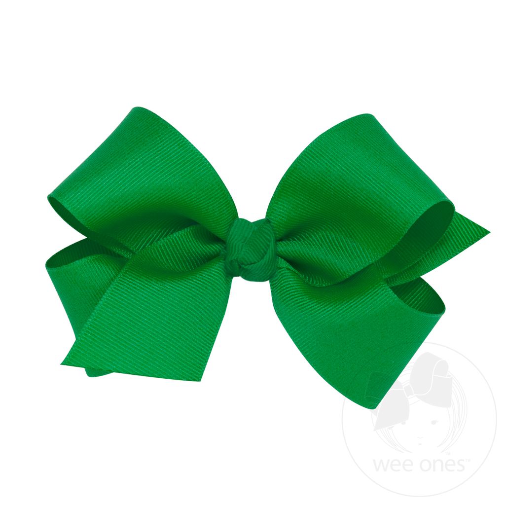Medium Classic Grosgrain Hair Bow with Knot Wrap | Assorted