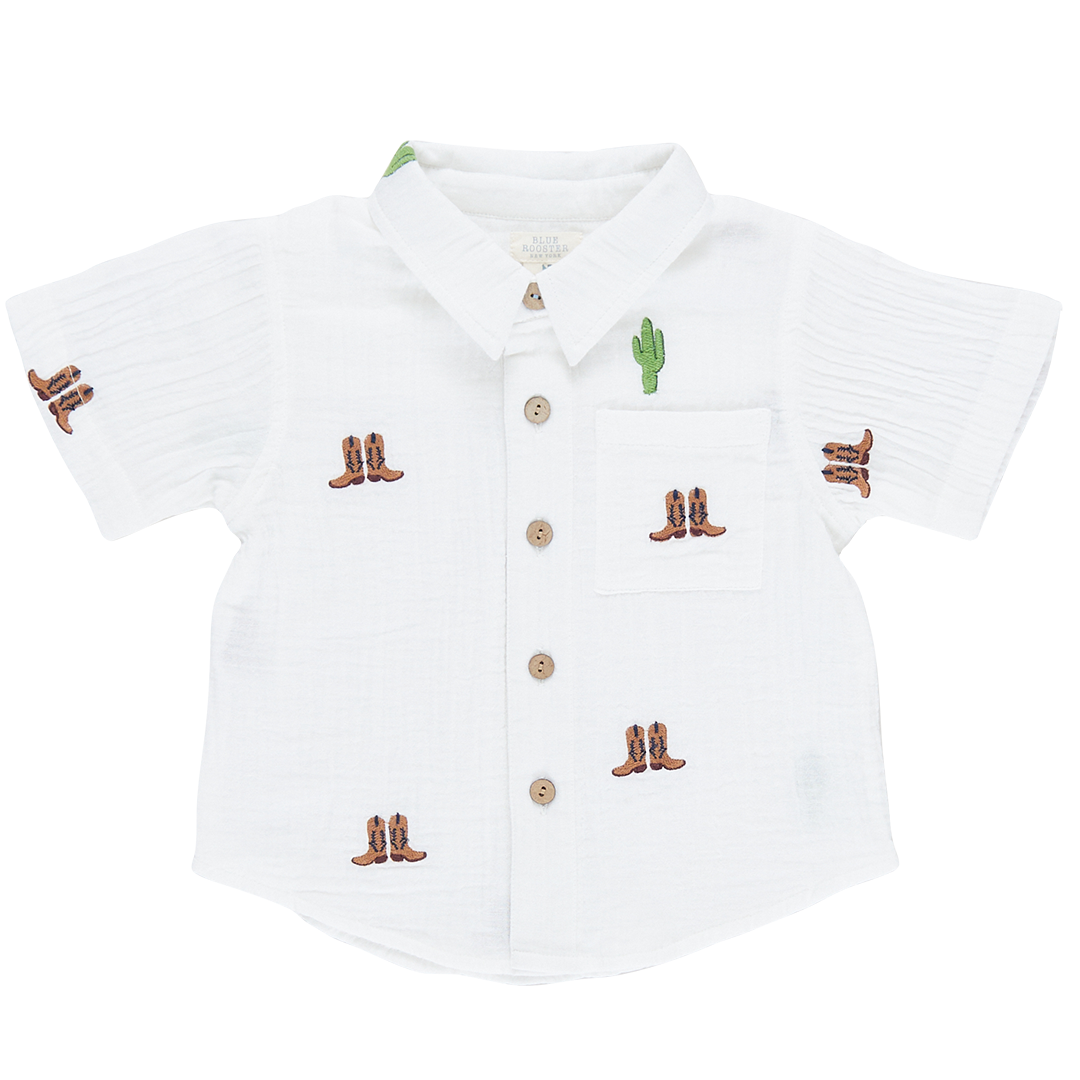 Boys Jack Shirt | Rodeo Embroidery