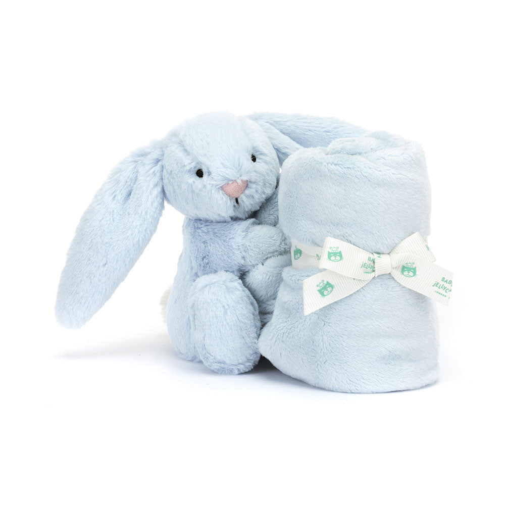Bashful Blue Bunny Soother | Lovey Blanket