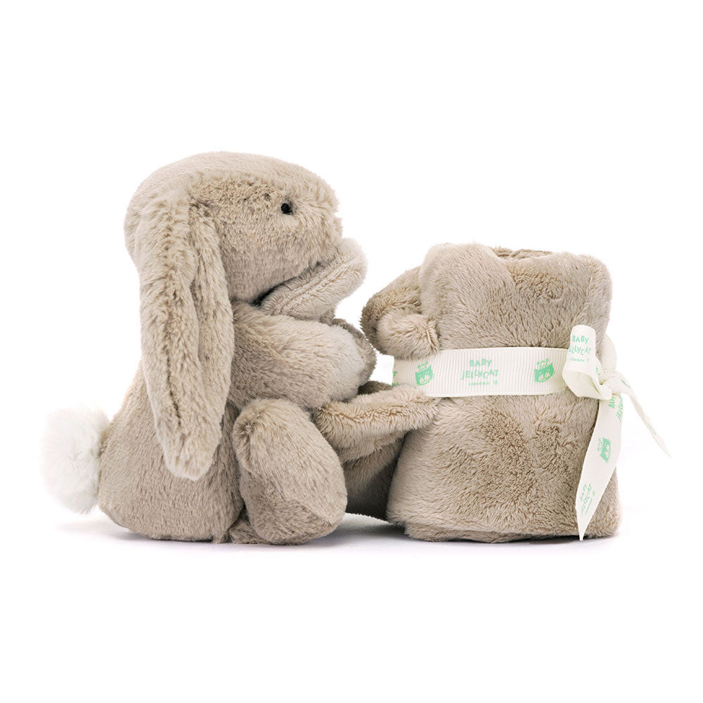 Bashful Beige Bunny Soother | Lovey Blanket