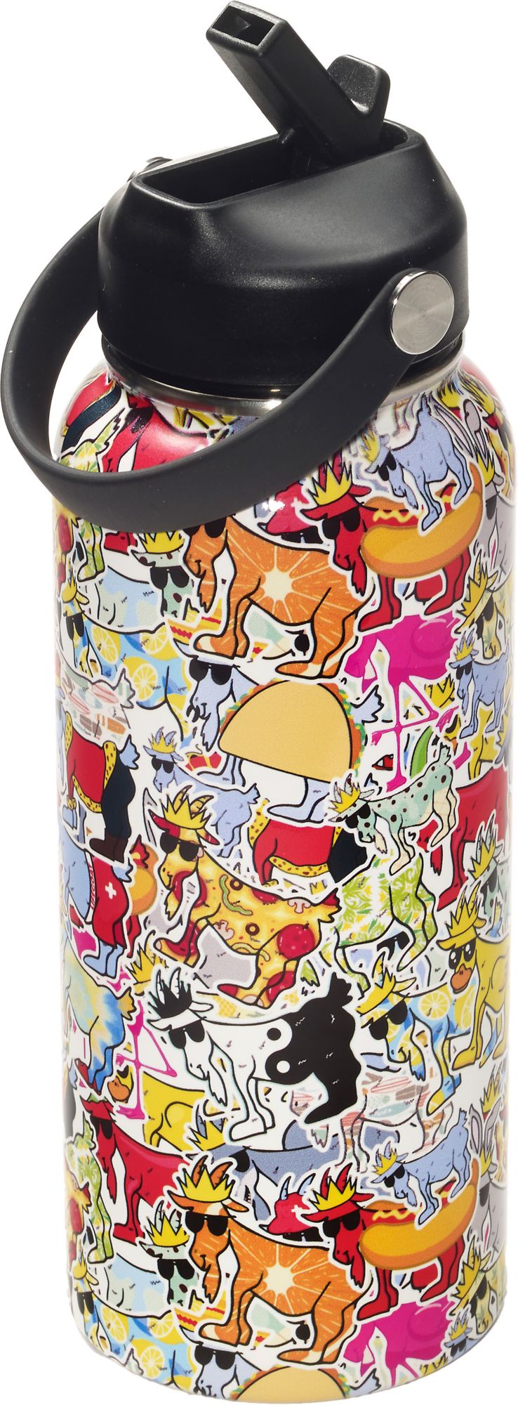 Summer Sticker Wrap Water Bottle