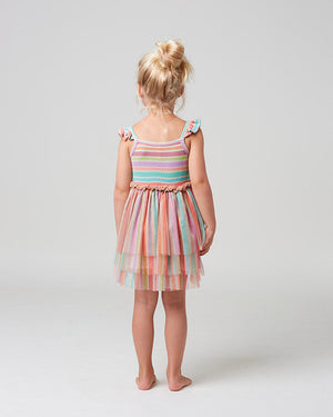 Lola Rainbow Party Dress