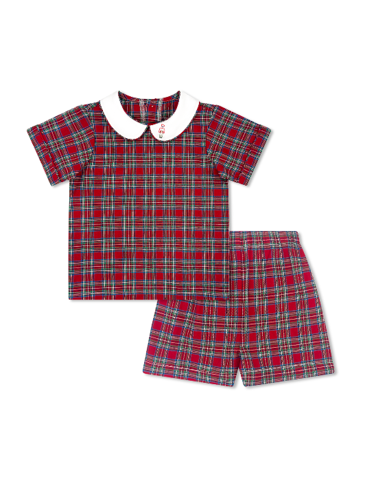 Sibley Short Set | Woodstock Plaid, Nutcracker
