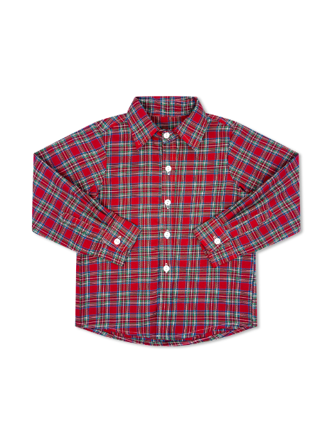 Brees Button Down | Woodstock Plaid