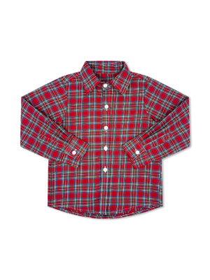 Brees Button Down | Woodstock Plaid