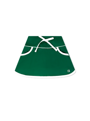 Tiffany Tennis Skort | Augusta Green / Pure Coconut