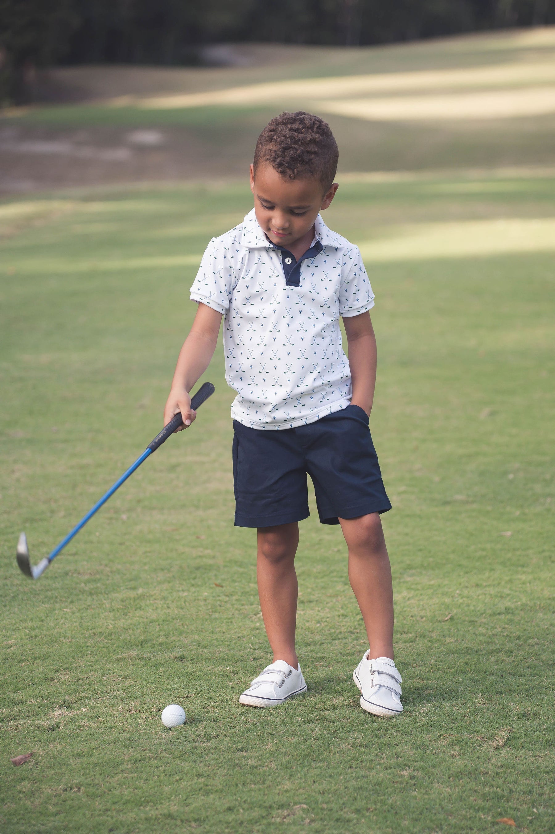 Parker Polo | Fairway Finder / Nantucket Navy