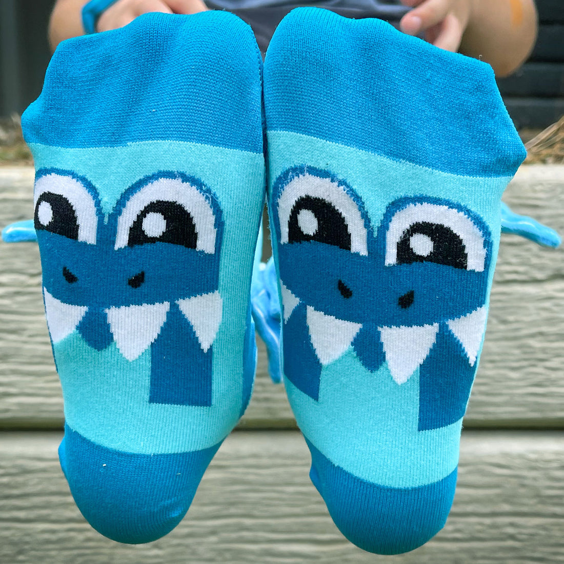 Shark Crazy Socks with Spikes
