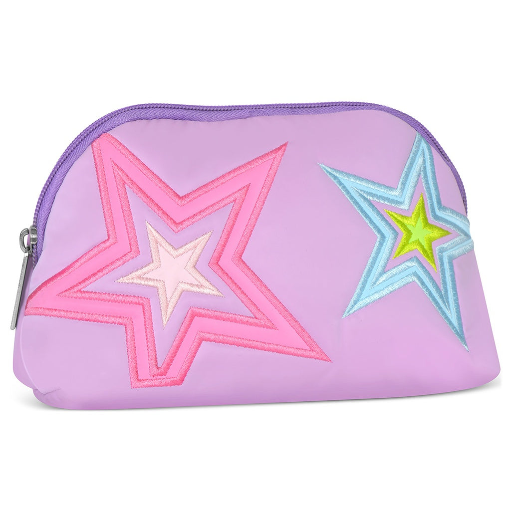 Shining Stars Puffy Oval Cosmetic Bag
