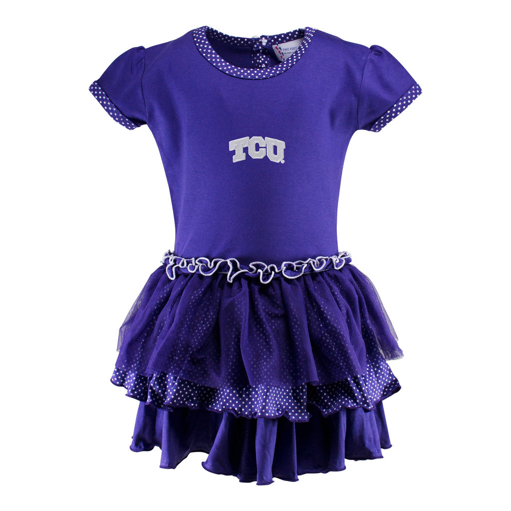 Pin Dot Tutu Dress | TCU Purple