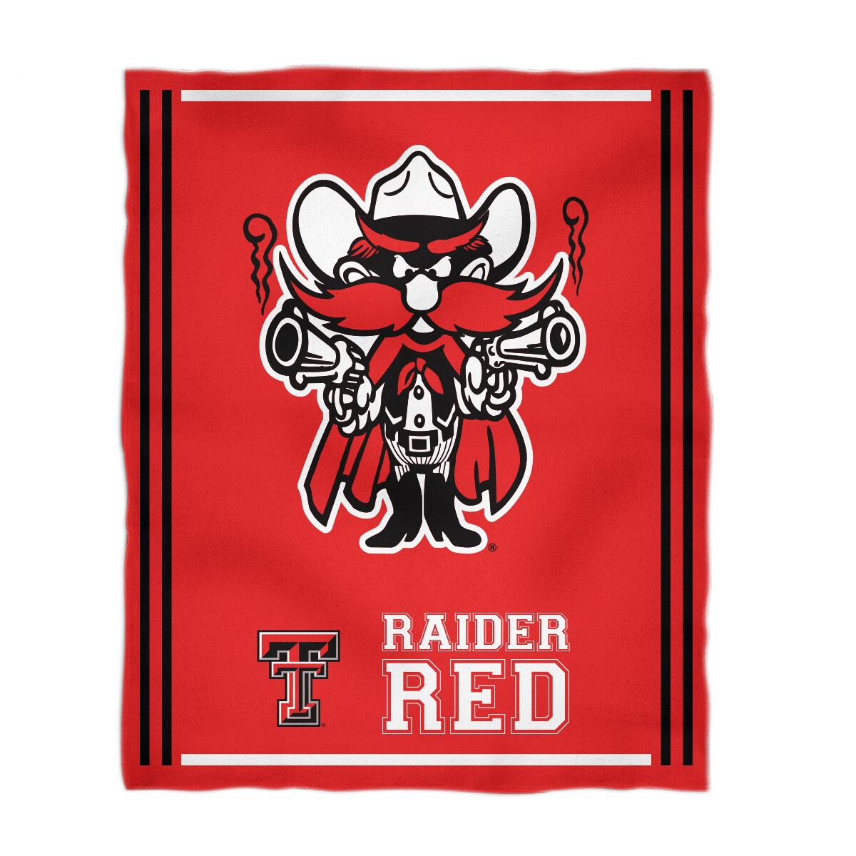 Texas Tech Red Raiders Kids Game Day Red Plush Minky Blanket