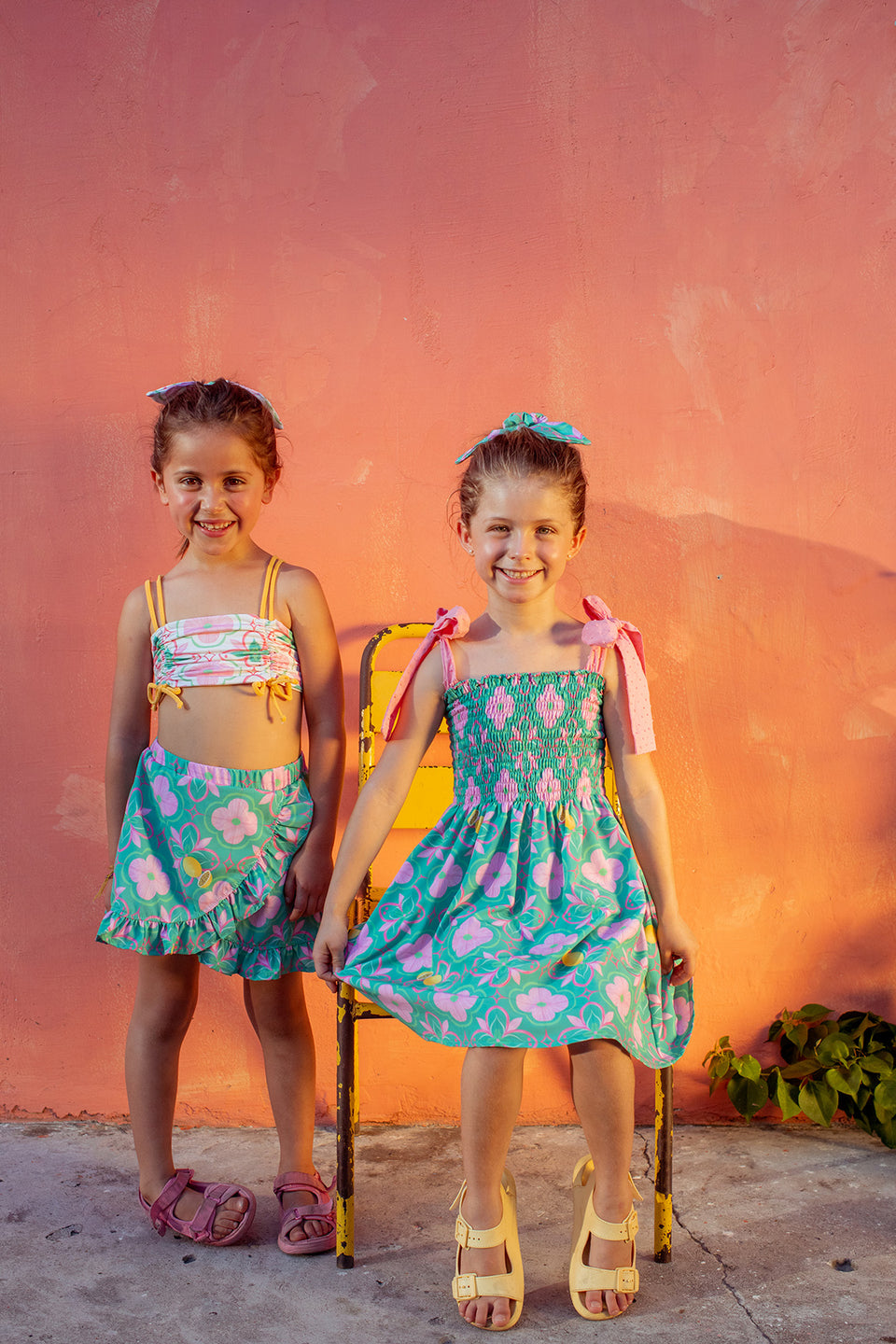 Girls Jess Bikini Swimsuit | Azulejo