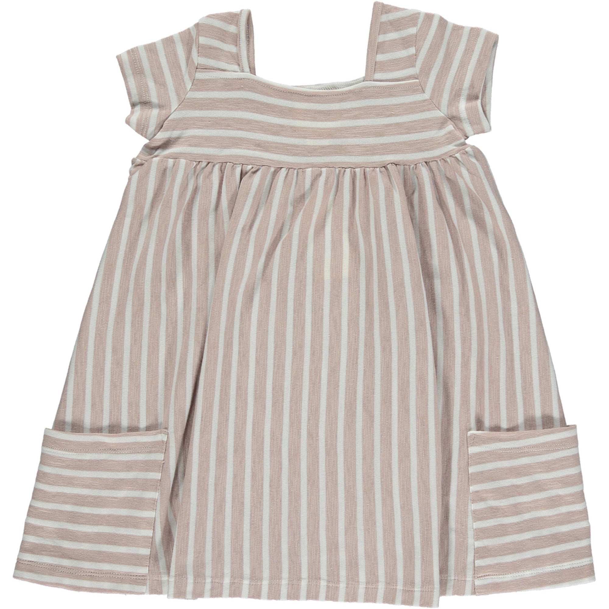 Rylie Dress | Dark Blush Stripe