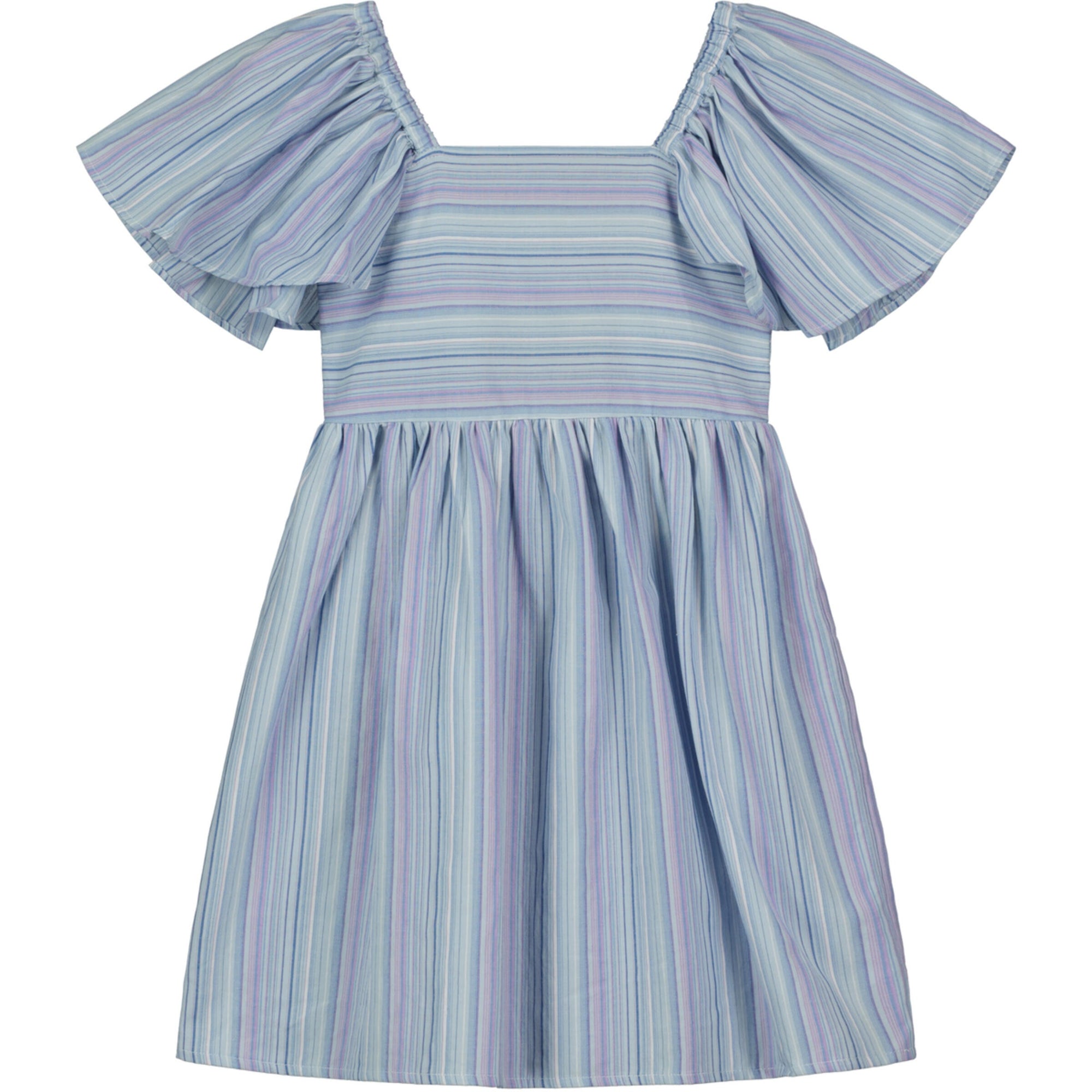 Hallie Dress | Lavender Stripe