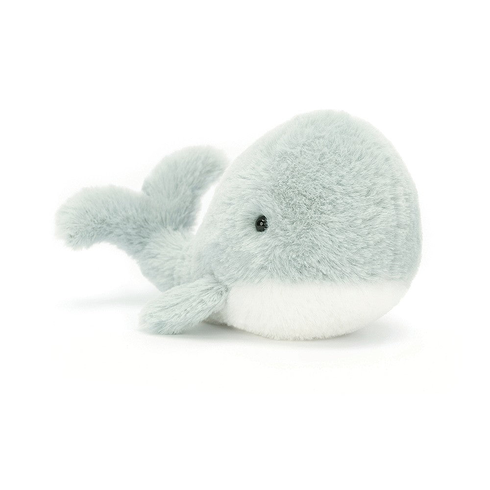 Wavelly Whale Grey | OS 5"