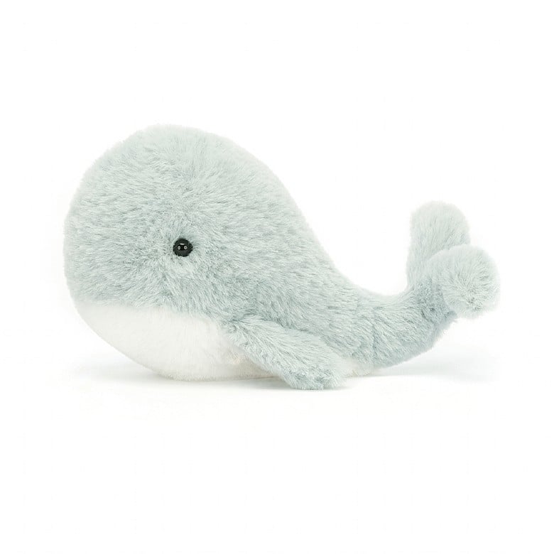 Wavelly Whale Grey | OS 5"