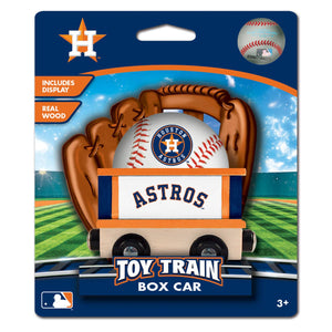Houston Astros Wooden Toy Train Box Car