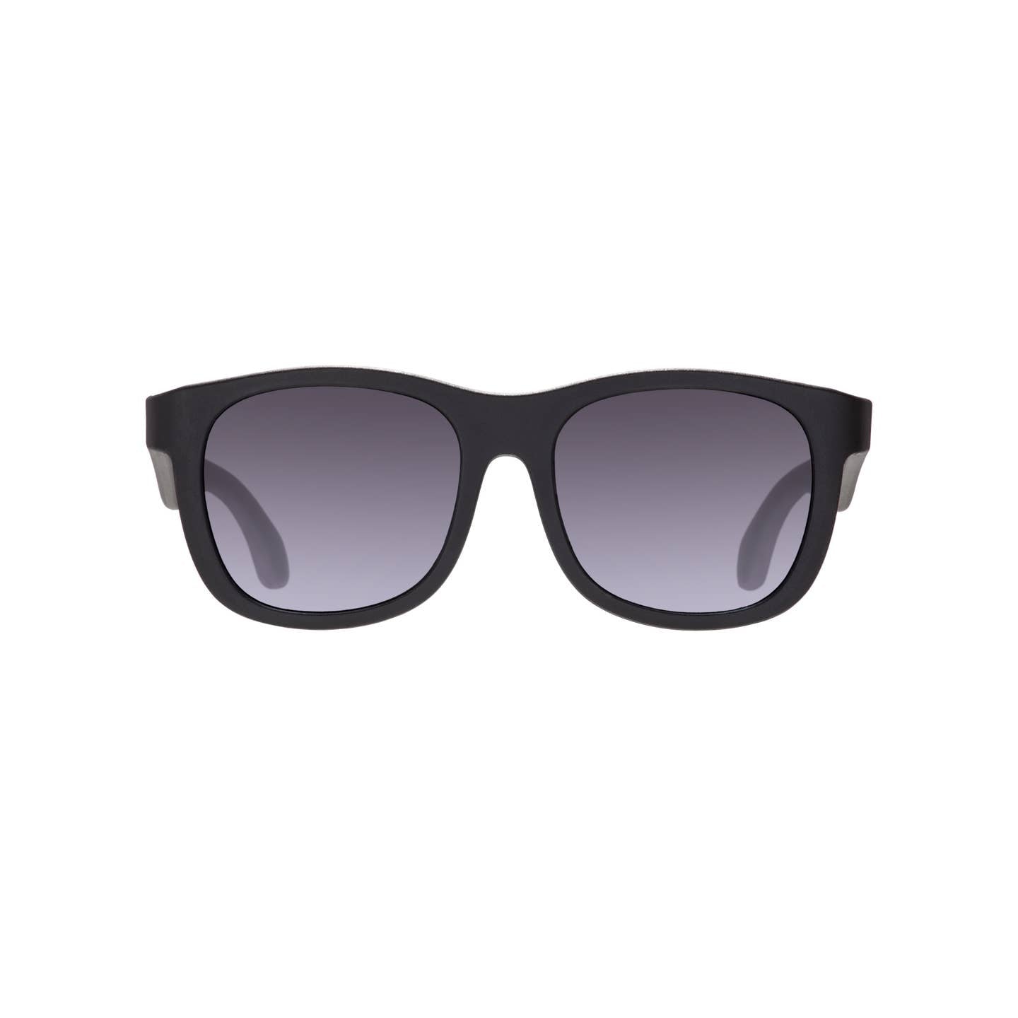 Jet Black Navigator Sunglasses | Smoke Polarized Lens