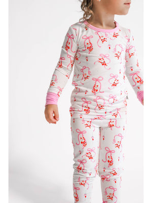 Santa Baby Bamboo Pajama Set