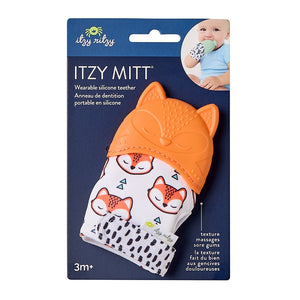 Itzy Mitt™ Silicone Teething Mitts | Fox