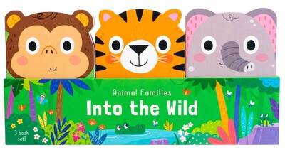 'Animal Families: Into the Wild' Series of Board Books