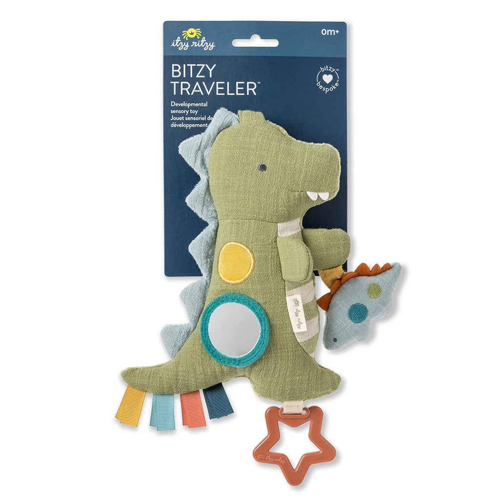 Bitzy Traveler Sensory Toy | Dinosaur