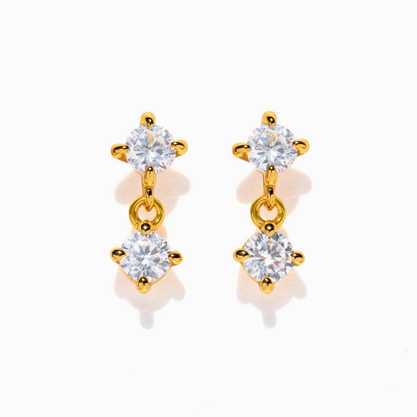 Crystal Dreams Earrings | 18k Gold Plated